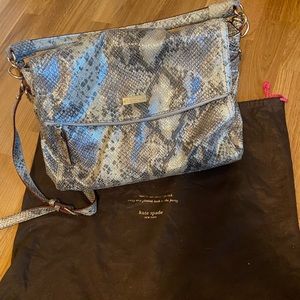Kate Spade Snakeskin Textured Handbag and Crossbody